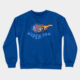 Super Roo - distressed Bathurst weekend worn print Crewneck Sweatshirt